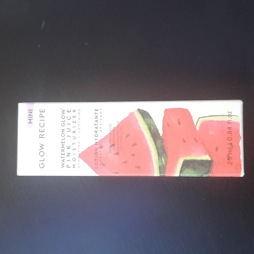 Glow recipie watermelon glow pink juice moisturizer mini